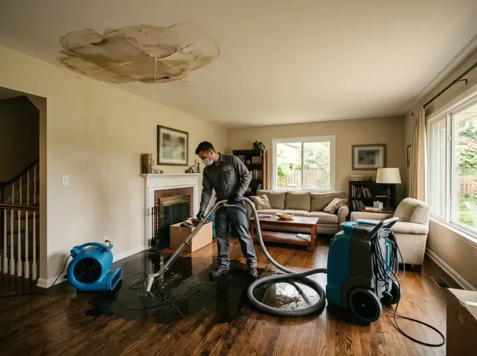 attic-pipe-burst-ceiling-drip-008 — frequently asked questions, Water Damage Restoration & Carpet Care in Okolona, MS